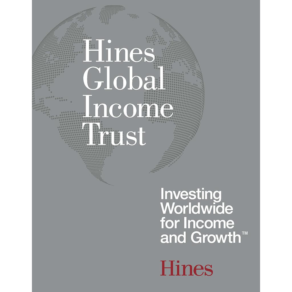Hines Global Income Trust Investor Kit - USBI NJ